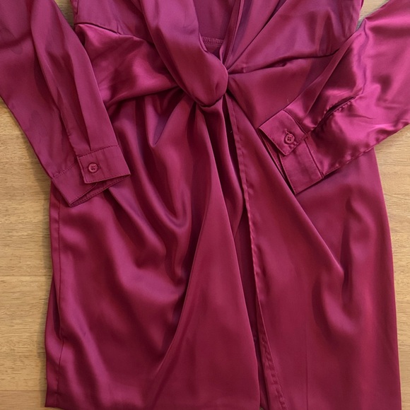 Fashion Nova Burgundy Dress - Picture 4 of 7